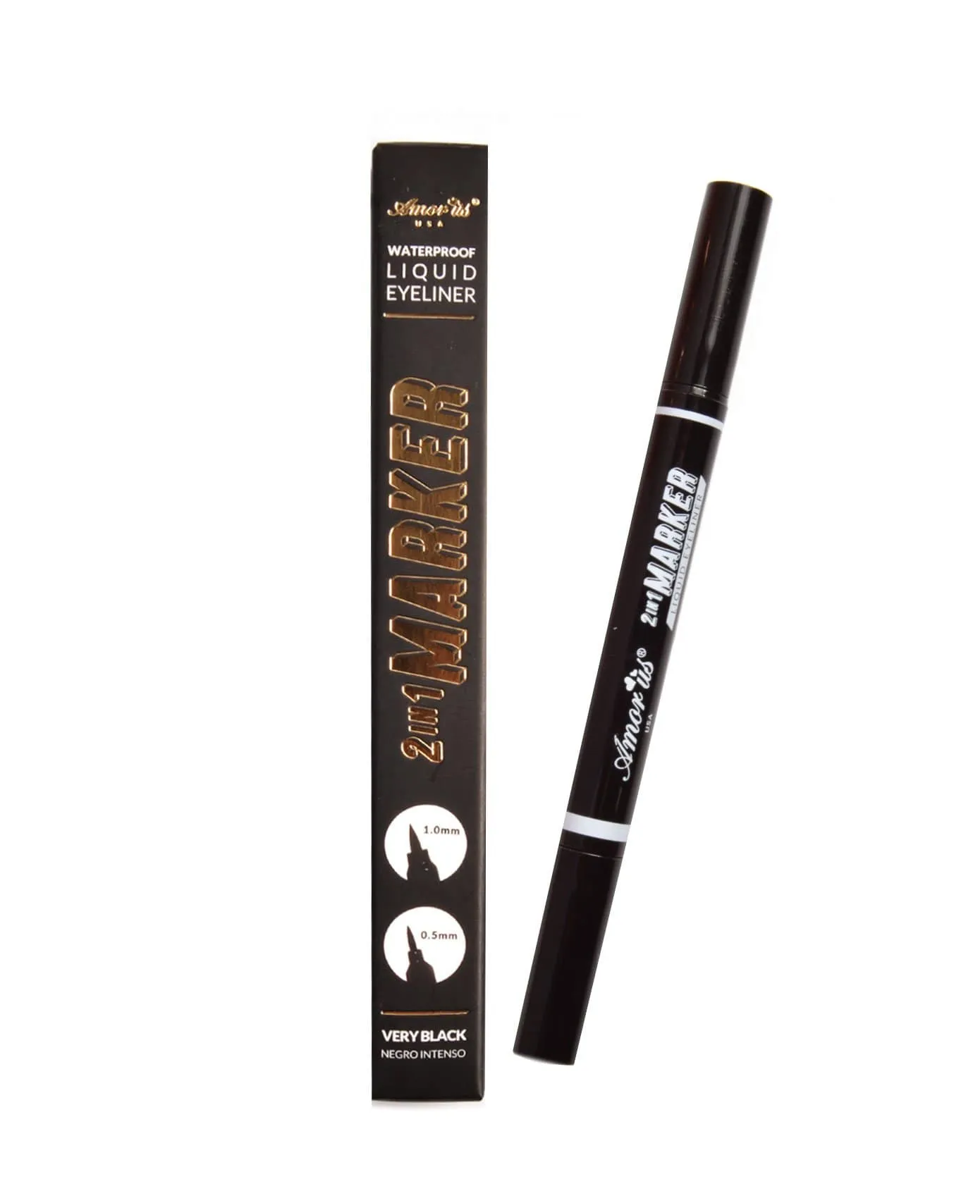 Amor Us Waterproof 2 in 1 Liquid Eyeliner