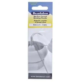 Beadalon - Curved Big Eye Beading Needle - 9cm