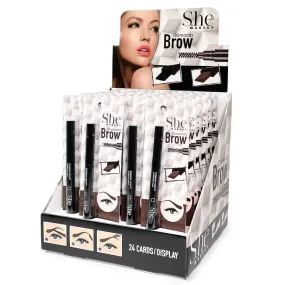 Diamond Auto Eyebrow Pencil Brown (24 units)