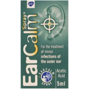 Ear Calm/Earcalm Calming Ear Spray 5ml - For Ear Irritation