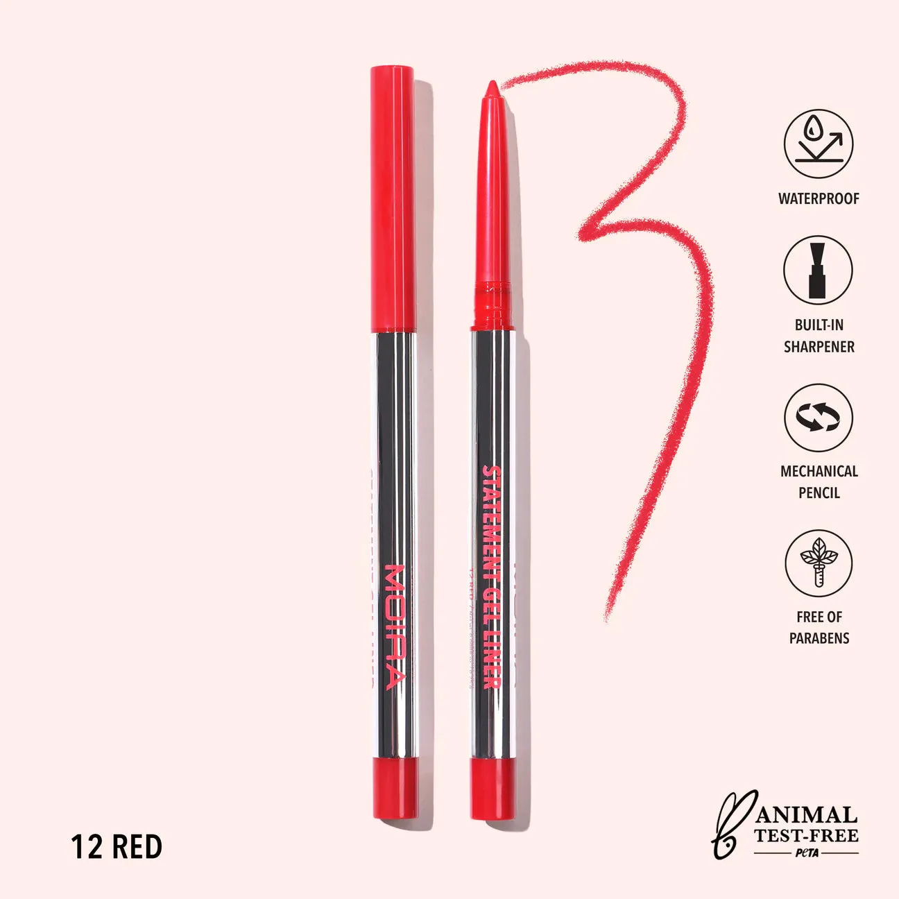 Eyes- Statement Gel Liner - Red STL012 (3pc bundle, $2.50)