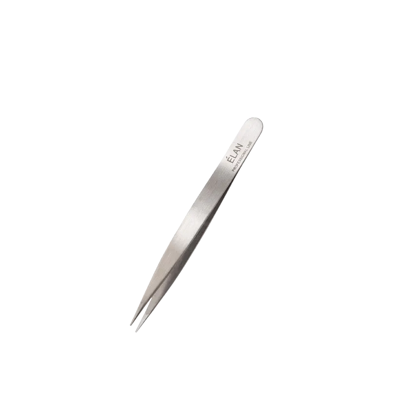 ÉLAN - Professional Point Tip Tweezer in Silver