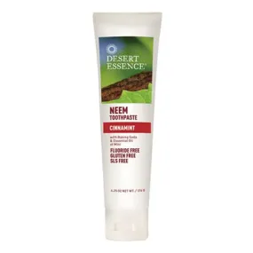 Neem Toothpaste Cinnamint 6.25 Oz By Desert Essence