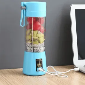 PORTABLE AND RECHARGEABLE BATTERY JUICER BLENDER | HKS STORE