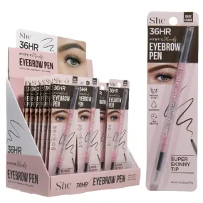 Super Skinny 36HR Eyebrow Pen - DK. Brown (24 units)