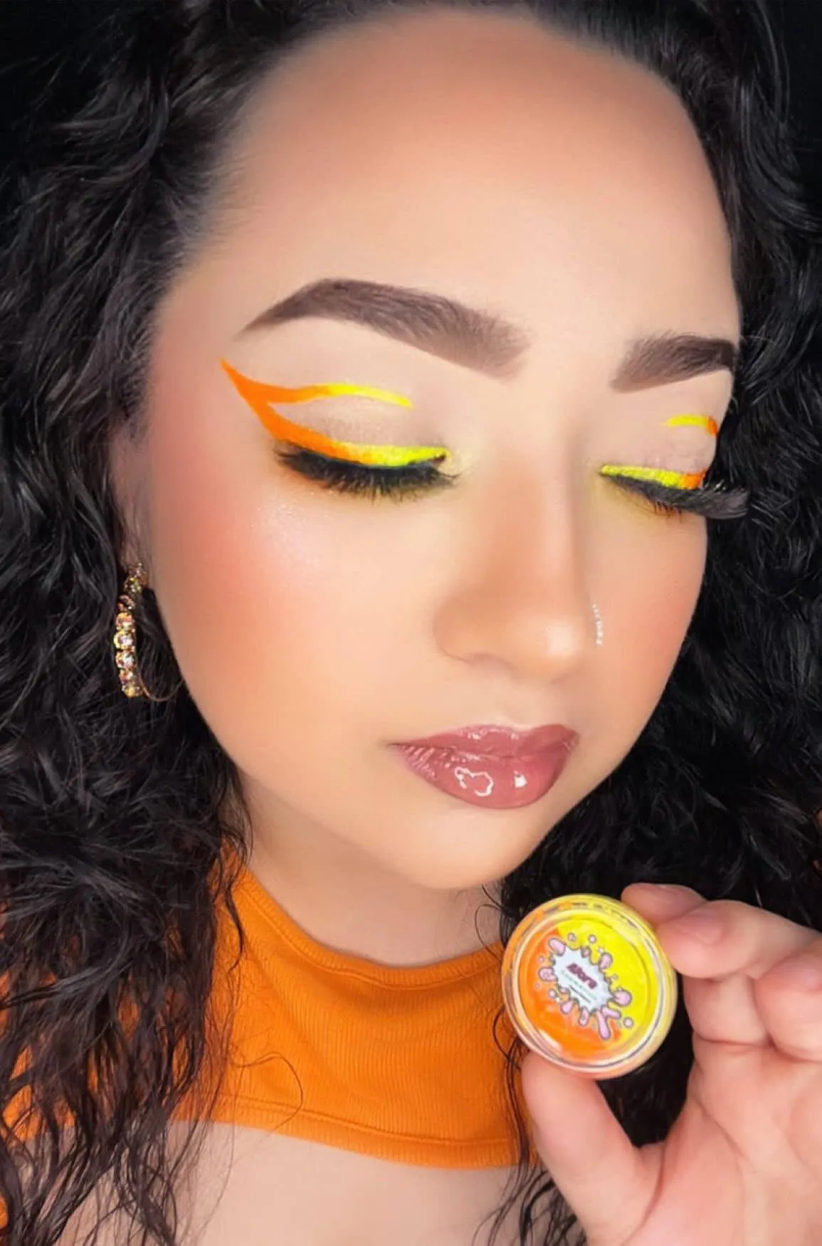 Yellow N Orange Split Water Activated Liner